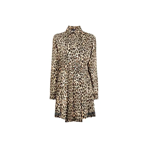 ERMANNO SCERVINO Leopard-print Belted Mini Dress