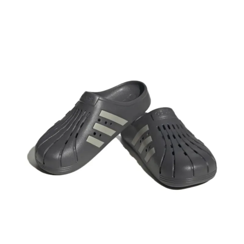 Adidas Adilette Clogs 'Grey Four Metal Grey'-2