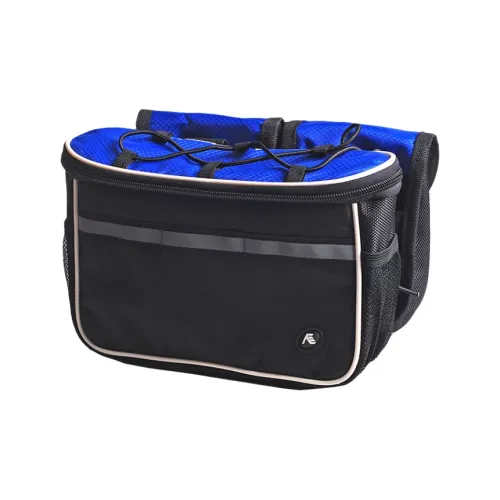 NUCKILY Cycling Saddle Bag Storage-Front Rack Bag For Mountain Biking Multifunction Top Tube And Down Tube Frame Bag