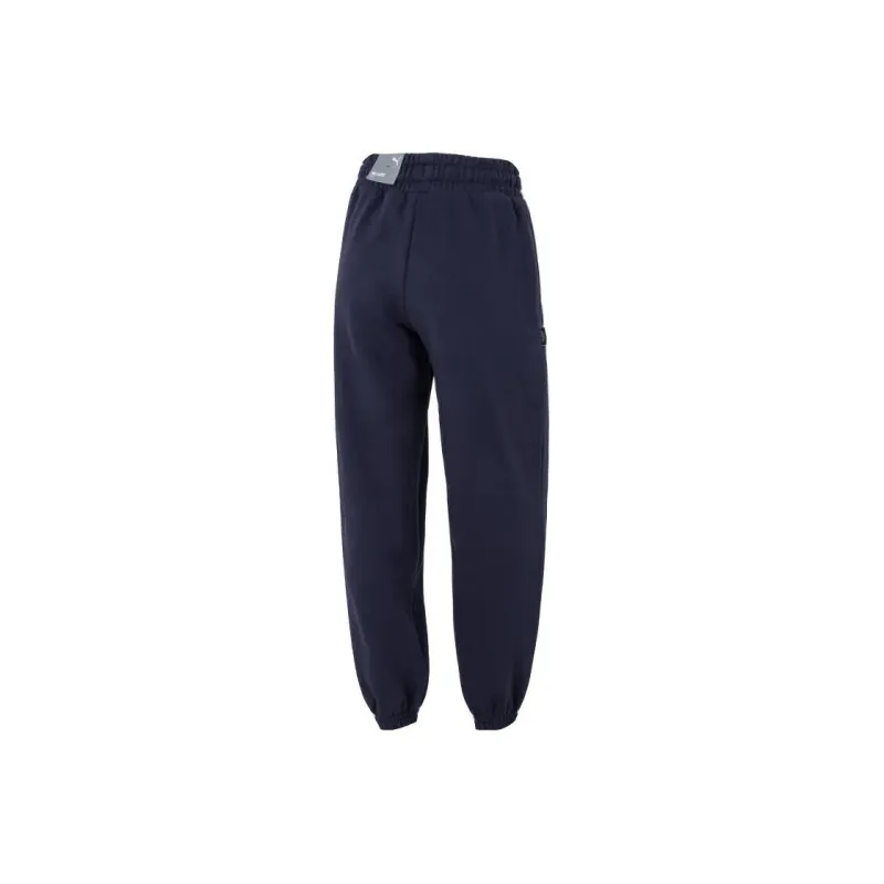 PUMA Knitted Sweatpants Women's Navy Blue-1