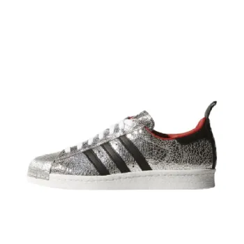 Superstar Women's Adidas Originals 80s 'Cracked Silver' Topshop Exclusive