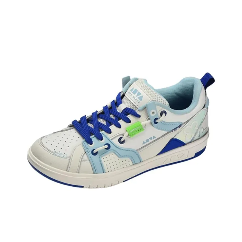 Arknights X ANTA Skateboard Shoes Women's Low Top Blue/White-0