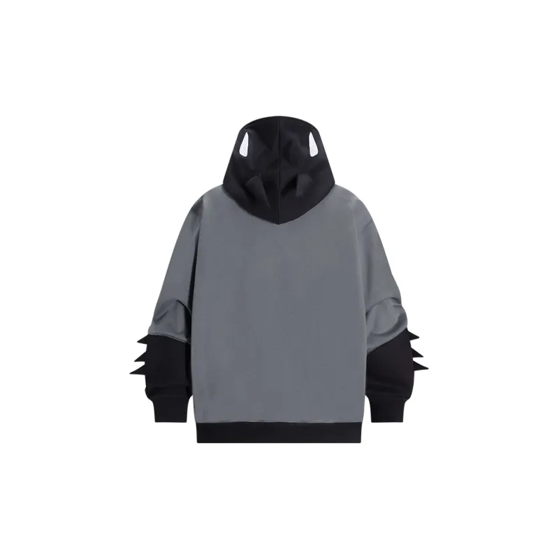 KAKAZZY Sweatshirts Unisex Dark Gray-4
