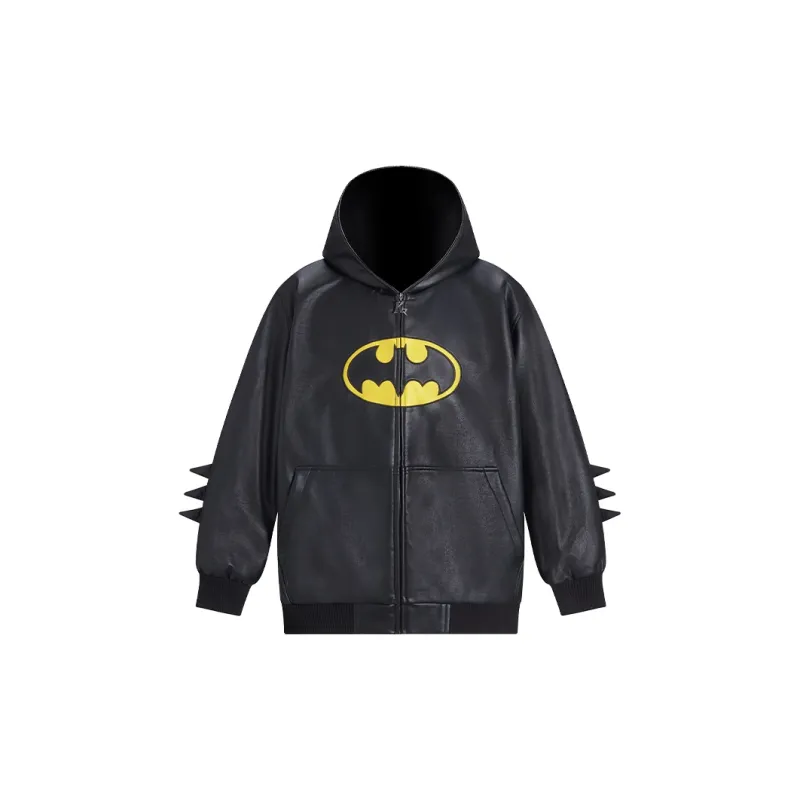 KAKAZZY Leather Jackets Unisex Black-3