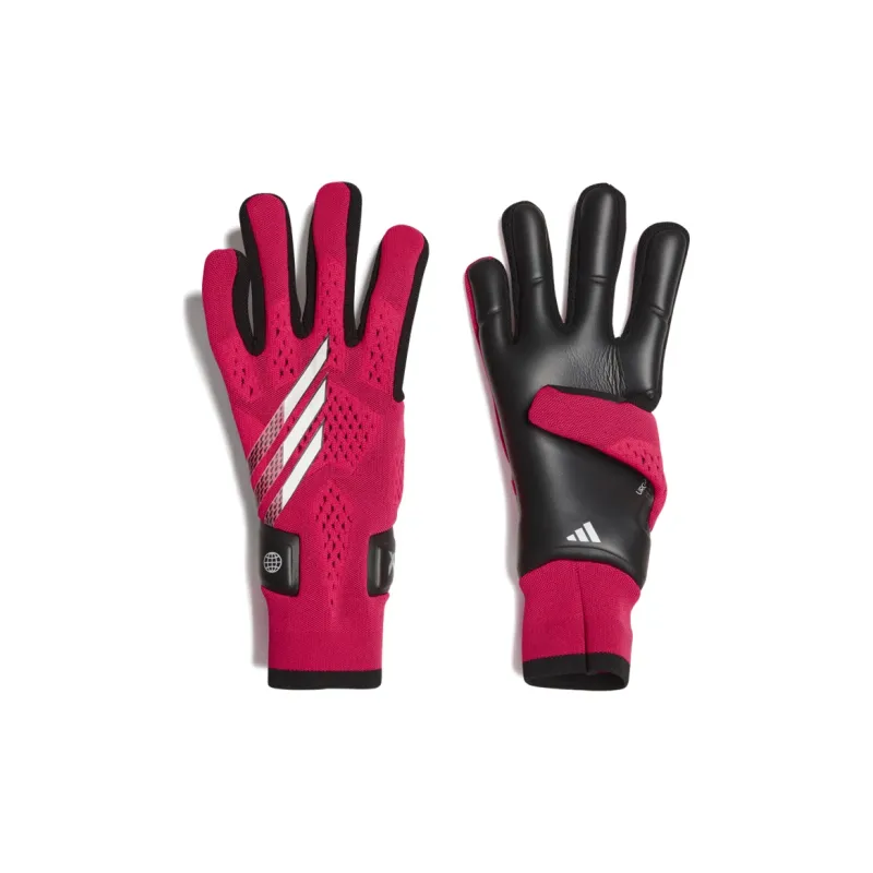 Adidas Polyester Elastane Nylon Rubber Foam Sports Gloves Men's Pink-0