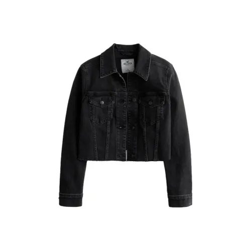 Hollister Denim Jackets Women's Black