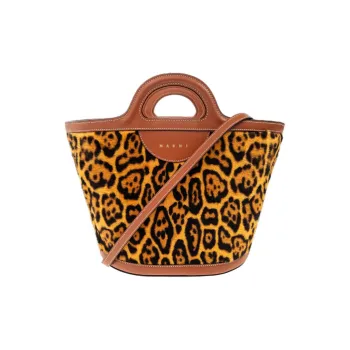 MARNI Shearling One Shoulder Handbags Regular Women's Leopard
