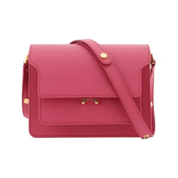 MARNI Trunk Foldover Top Medium Shoulder Bag