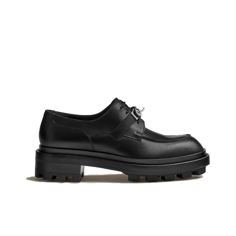 HERMES First Casual Shoes Men's Black-1