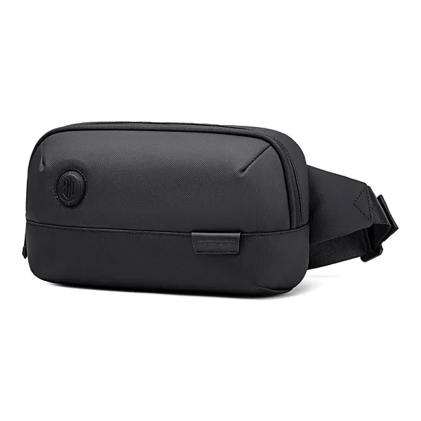ARCTIC HUNTER Polyester Box Bag Shoulder Bag Fanny Pack Sling Bag Regular Men's Black/Gray-2