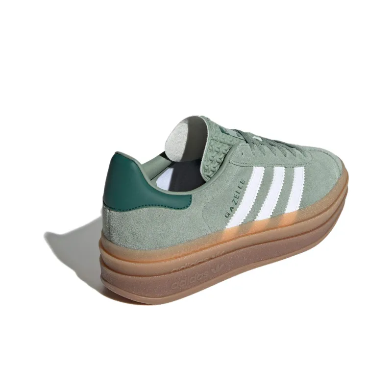Adidas Gazelle Bold Silver Green Gum Women's'ss-3