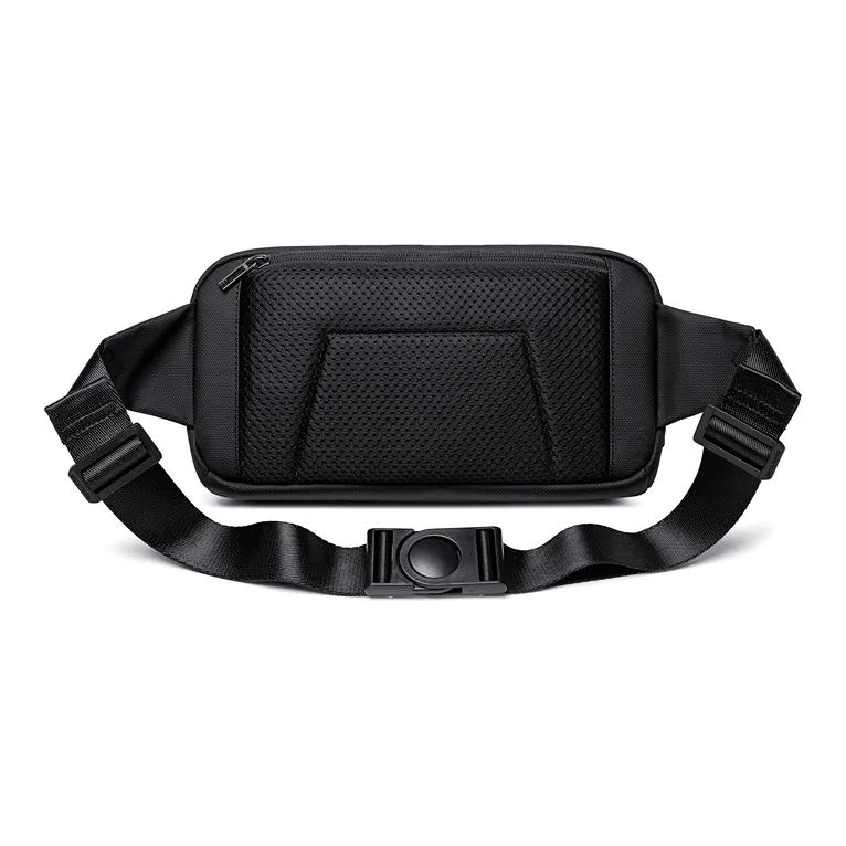 ARCTIC HUNTER Polyester Box Bag Shoulder Bag Fanny Pack Sling Bag Regular Men's Black/Gray-3
