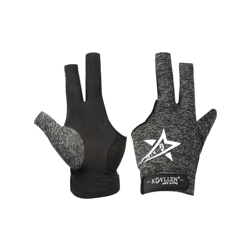 KONLLEN Billiards Three Finger Gloves Silicone Unisex Left Handed And Right Handed-0