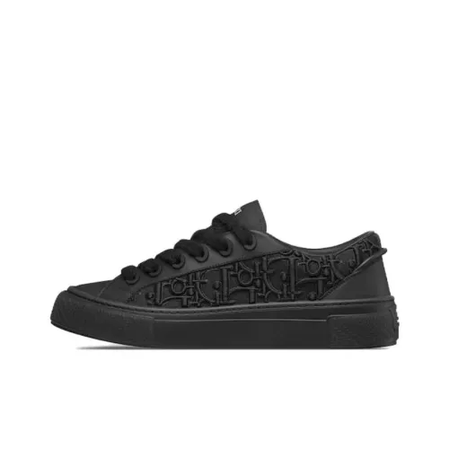 DIOR B33 Sneaker Black Smooth Calfskin Oblique Raised Embroidery Numbered