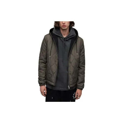 ALLSAINTS Puffer Jackets Men Army Green