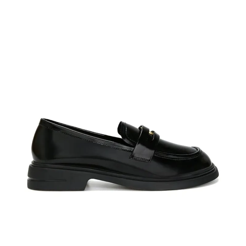 CHRISTINE SHEII Siu Siu Loafers 3.5cm Women's Black Fleece-Lined-1