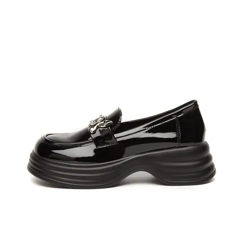 EXULL Q Loafers Women's Low-Top Black