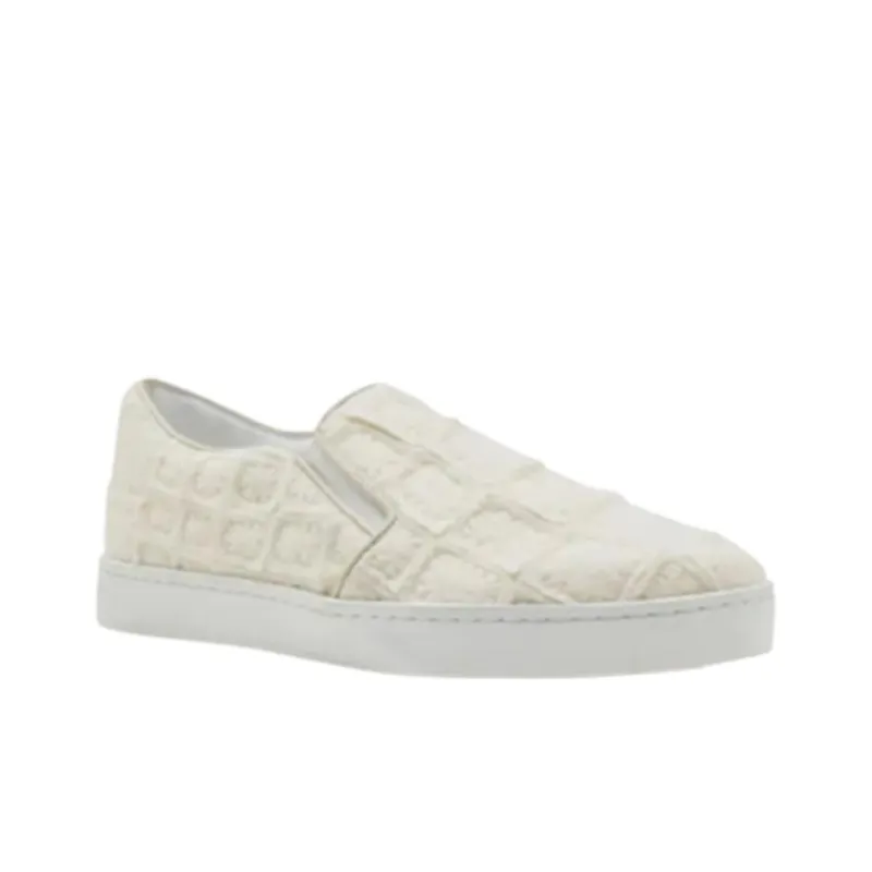 MANOLO BLAHNIK Low-Top Skateboard Shoes 1cm Women's White-2