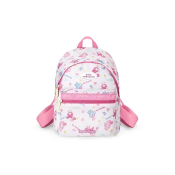 Zgo Sanrio IP Collaboration, My Melody Collection Polyester Backpack Medium Size Women's Pink