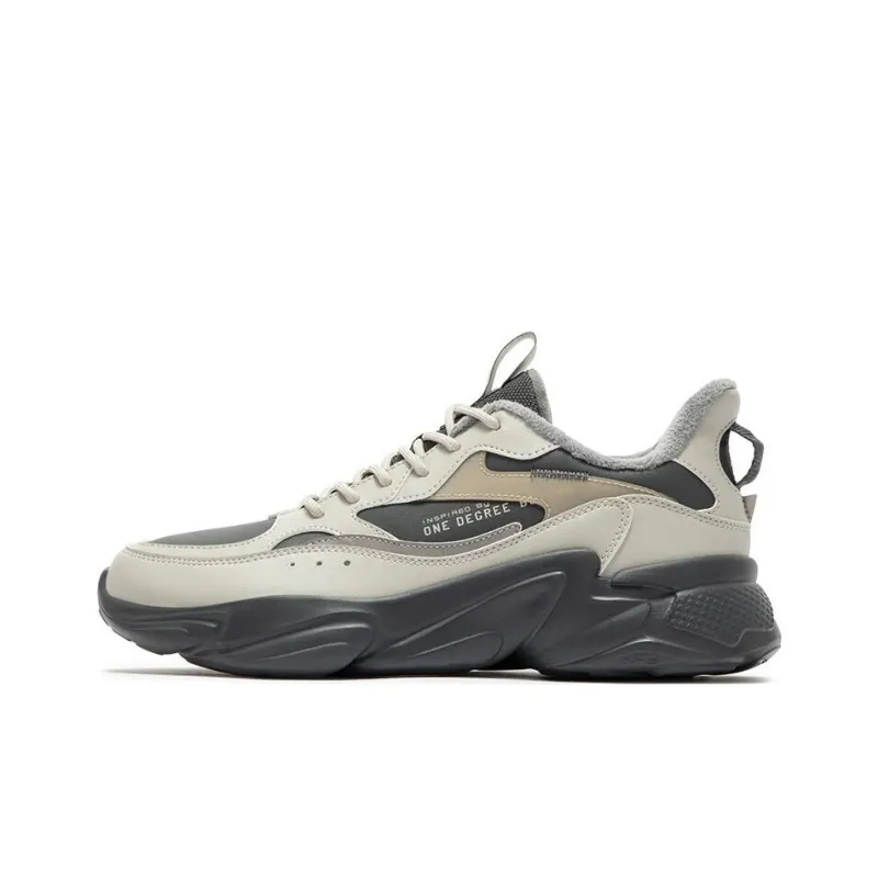 361° Dragon Se Cushioning And Breathable Low Top Running Shoes Men's Pumice Smoke Gray-0