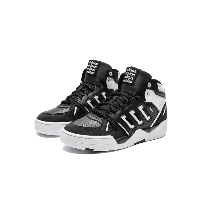 Adidas Midcity Mid Core Black Cloud White Crystal White-2