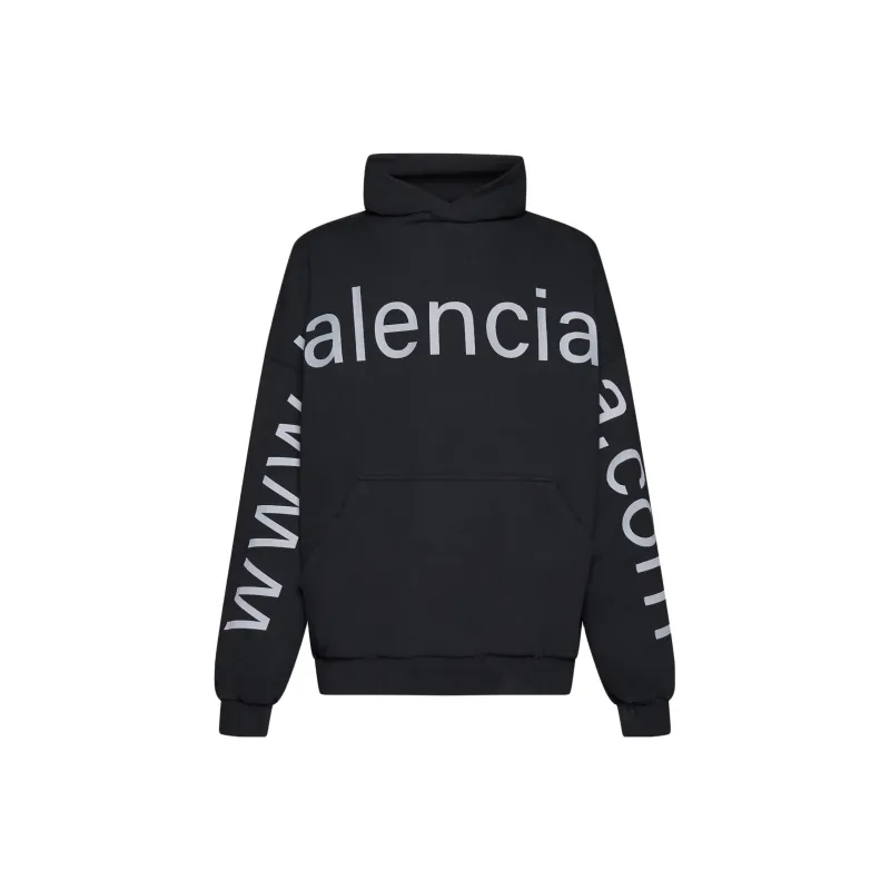 Balenciaga Logo Printed Oversized Hoodie-2