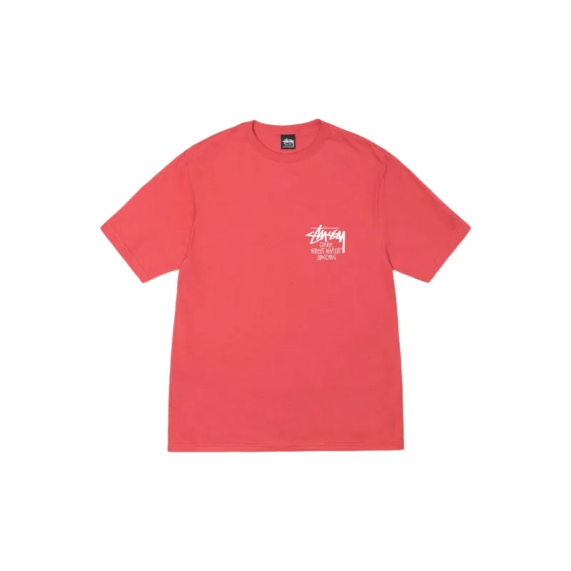 Stussy T Shirts Unisex Red-1