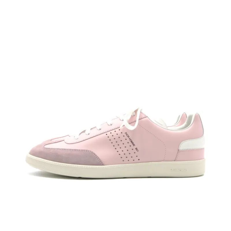 DIOR B01 German Army Trainers Low Top Stylish Skateboarding Shoes Men's Pink-0