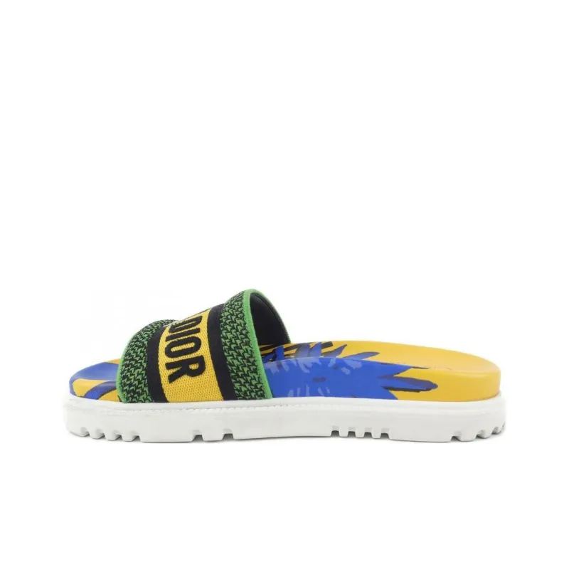 DIOR Dway EVA Slide Slippers Women's Yellow-0
