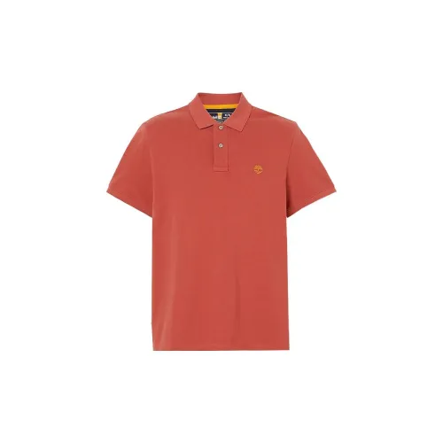 Timberland Polo Shirts Men Red