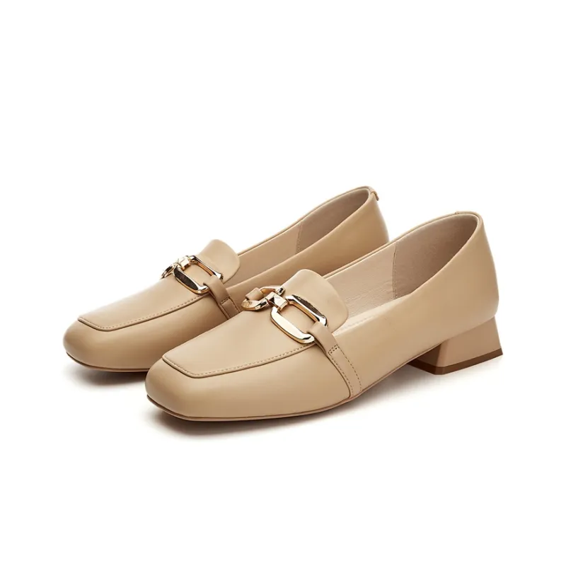 DAPHNE Loafers Women's Black/Apricot/Ecru-9
