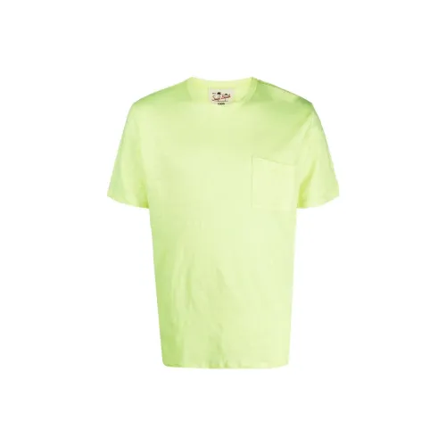 MC2 Saint Barth T-Shirts Men Neon Yellow