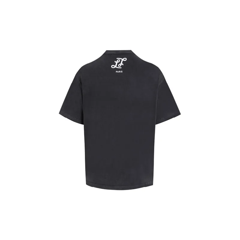 LIUREGALI T-Shirts Unisex Black-1