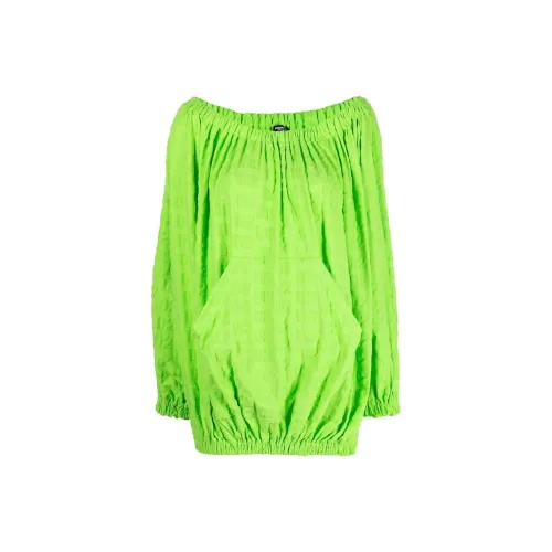 DSQUARED 2 Long-Sleeved Dresses Women's Bright Green