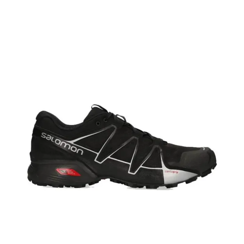 SALOMON Speedcross Vario 2 Abrasion Resistant Breathable Low Top Running Shoes Men's Black-1