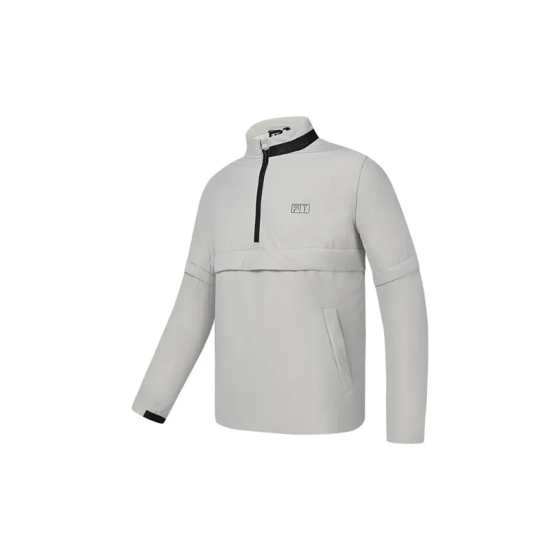 FILA Golf Series Puffer Jackets Men Monotone Gray-2