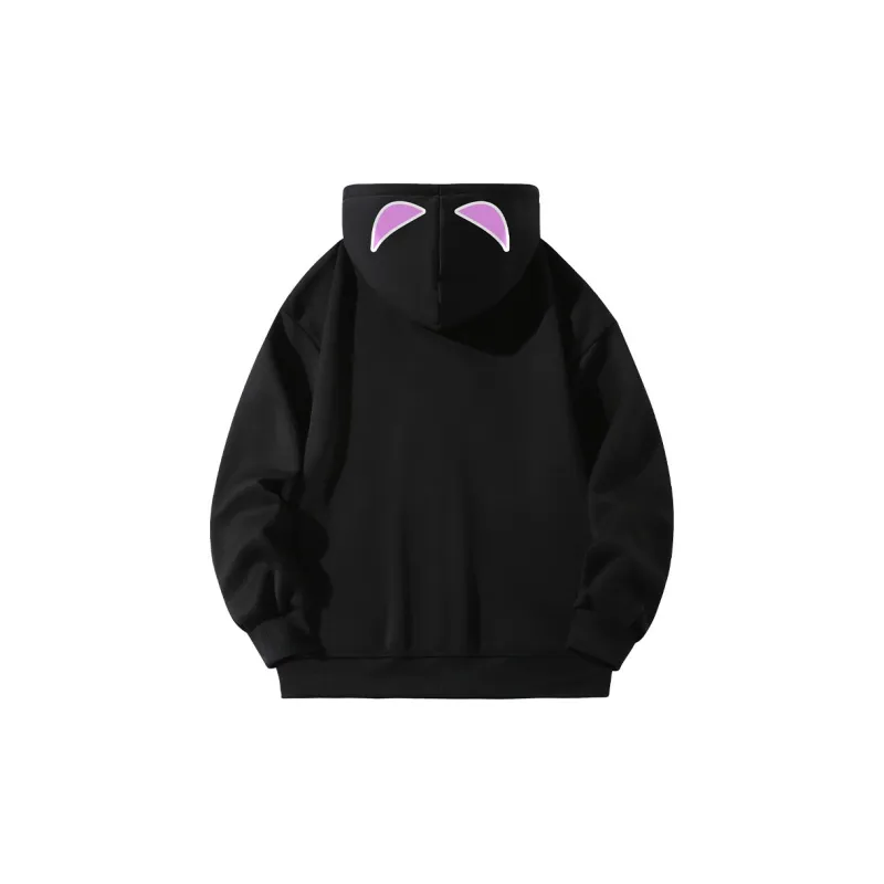 COMOWA Hand Drawn Bats And Gothic Letters Unisex Sweatshirt-17
