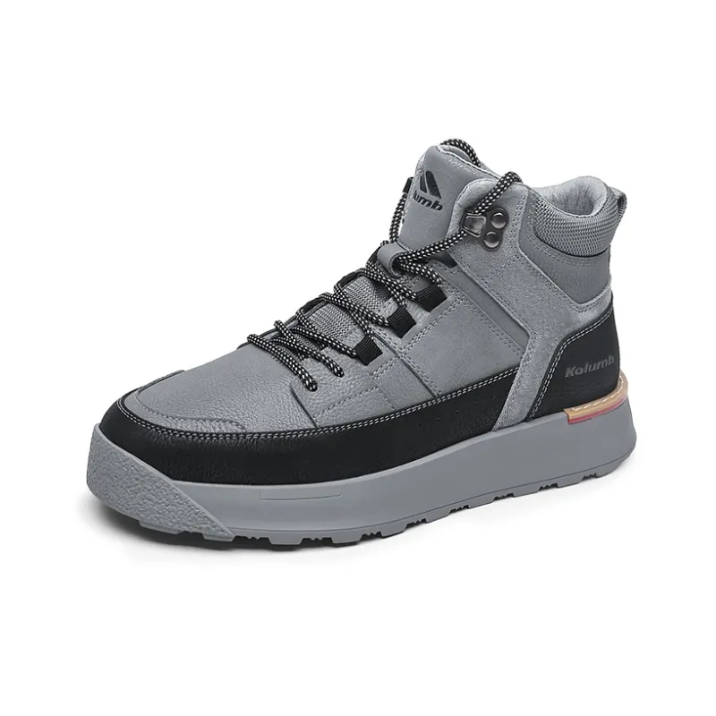 KOLUMB Anti Slip Wear Resistant Mid Top Casual Shoes Men's-0