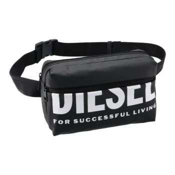 DIESEL Polyurethane Fanny Pack Men's Black