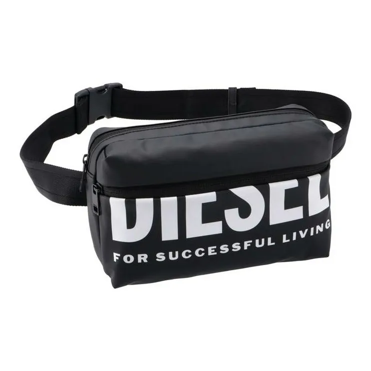 DIESEL Polyurethane Fanny Pack Men's Black-0