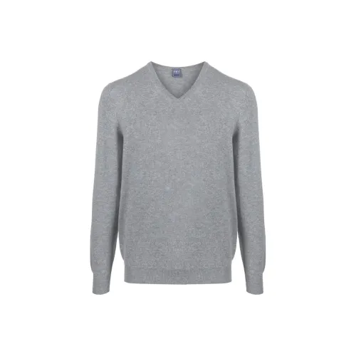 FEDELI V-neck.cashmere Jumper