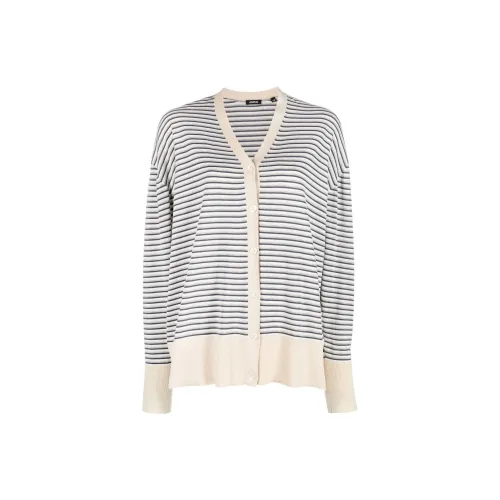 ASPESI Striped Button-up Cardigan