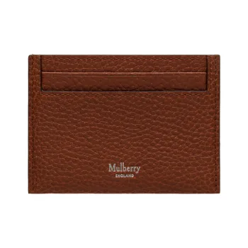 Mulberry Grain Cow Leather Card Holder Card Holder Women's Umber