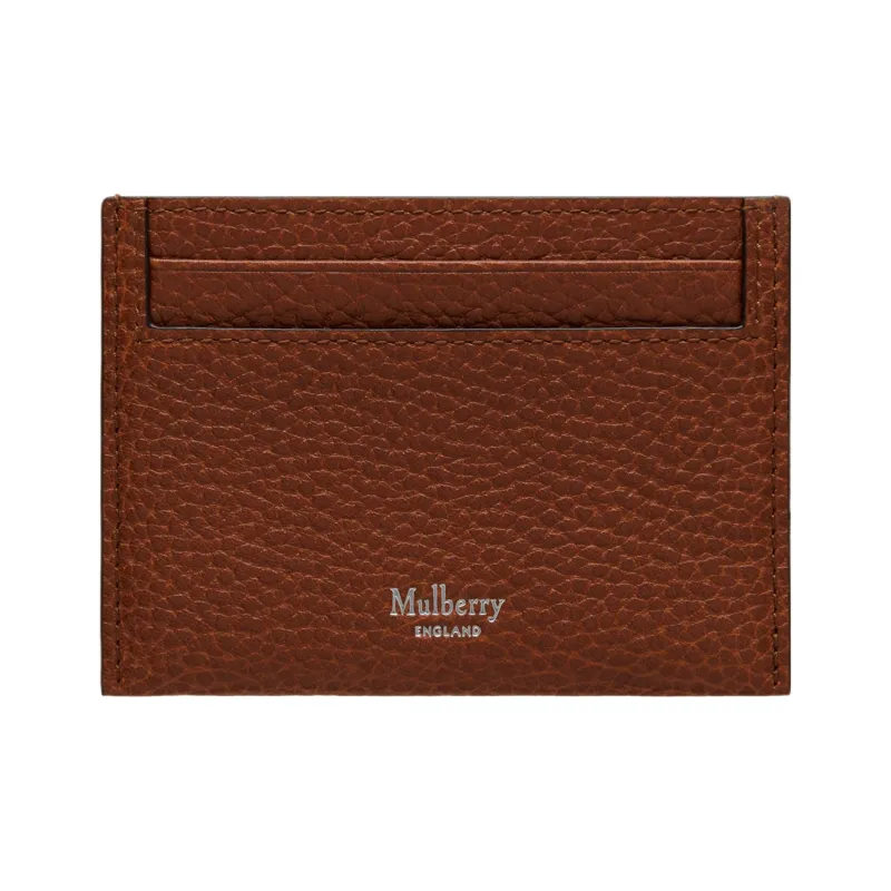 Mulberry Grain Cow Leather Card Holder Card Holder Women's Umber-0