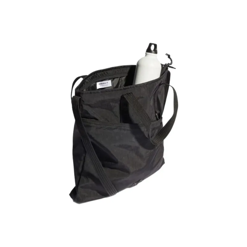 Adidas Originals Recycled Nylon Shoulder Bag, Crossbody Bag, Handbag Regular Unisex Black-2