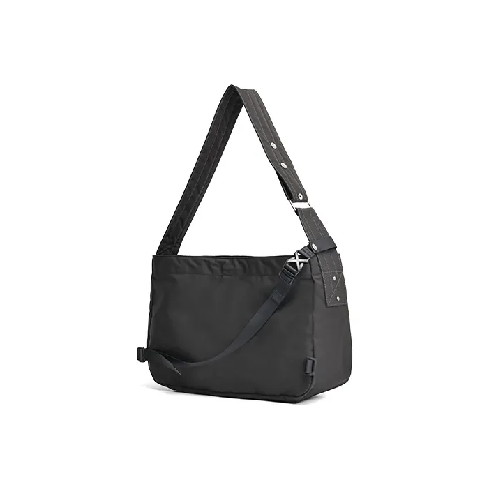 MYEDITION Polyester Messenger Bag Shoulder Bag Regular Unisex Black/Khaki/Gray-5