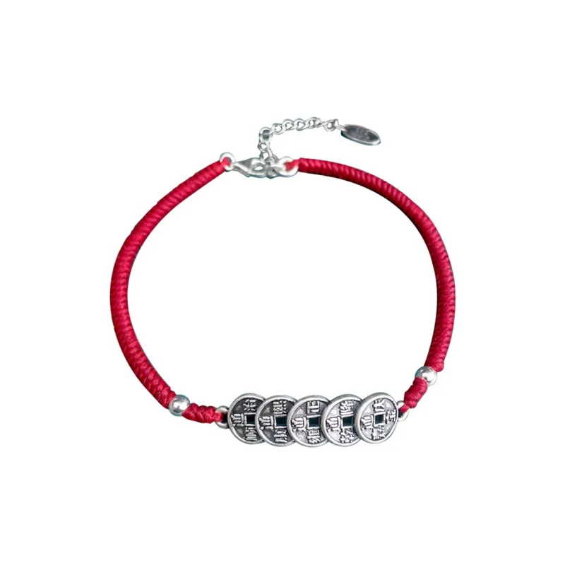 RUOK S999 Fine Silver Anklets Unisex-2