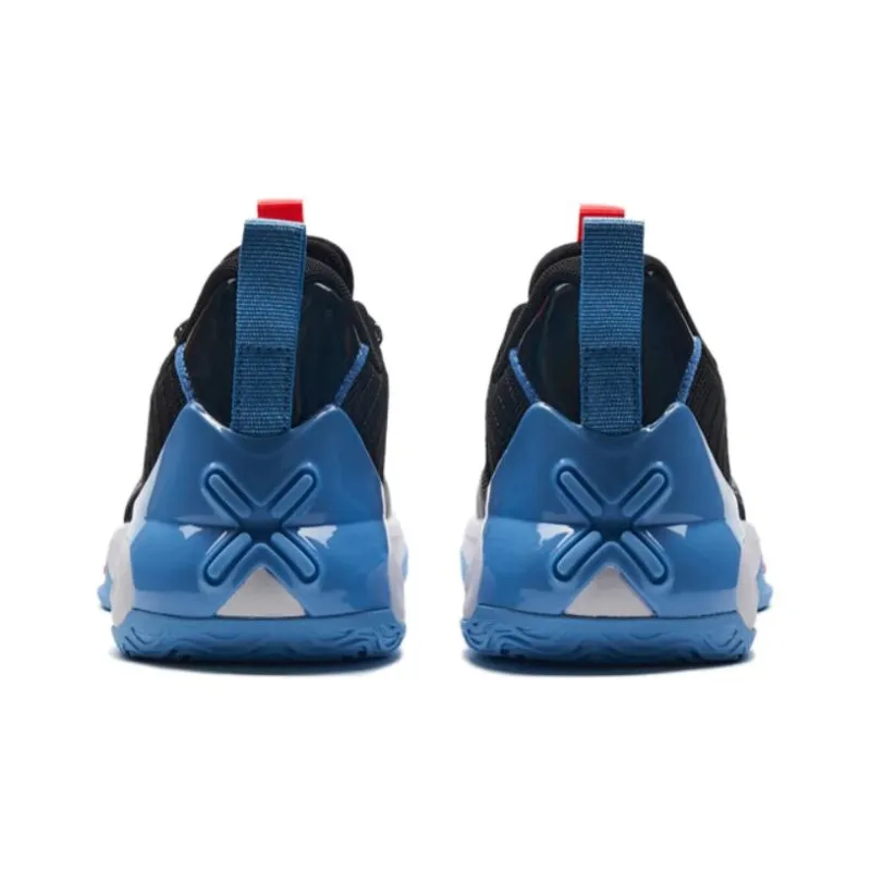 XTEP Windchase 1 V2 Cushioning Low Top Basketball Shoes Men's Black-3