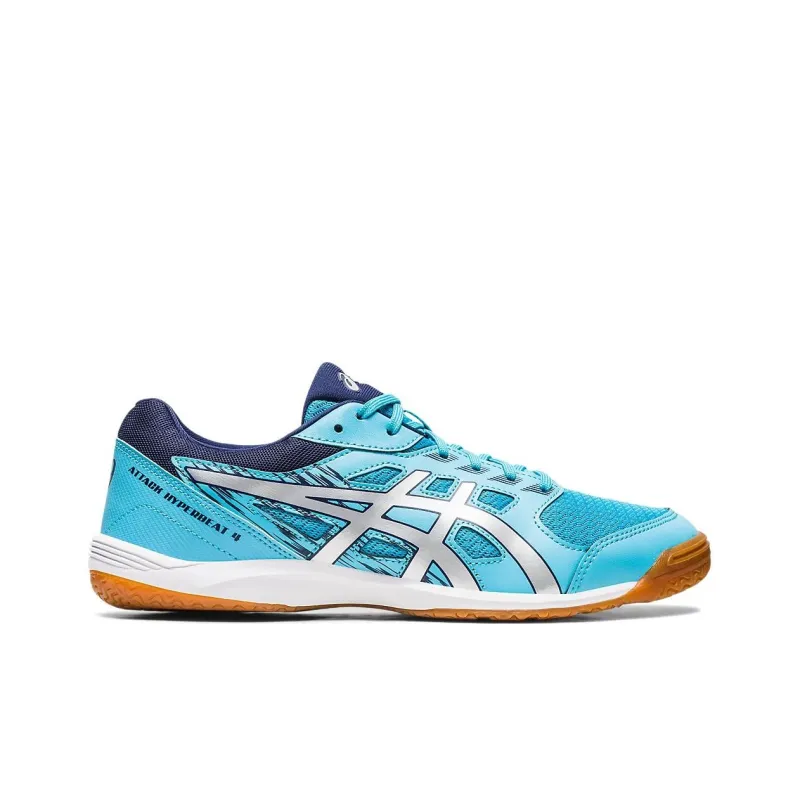 Asics Attack Hyperbeat 4 Trainers 'Aquarium Pure Silver'-1