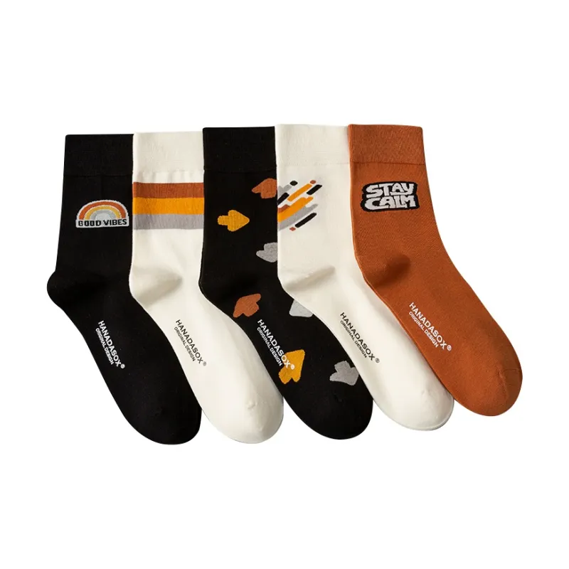 HANADASOX Unisex Mid-Calf Socks-0